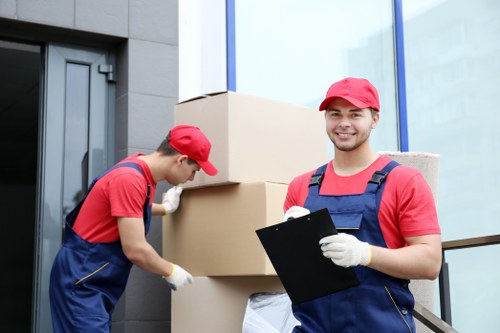 Uxbridge home move with professional movers loading boxes