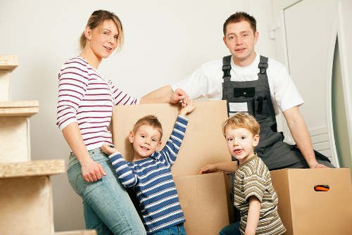 Removal team preparing a local house move in Uxbridge