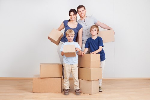 Packing boxes and furniture for house removals in Uxbridge