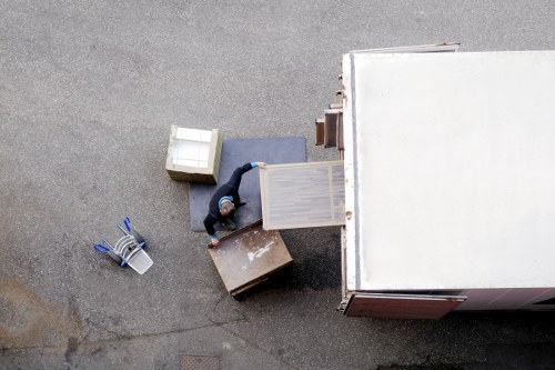 Moving crew handling access and parking challenges during a Uxbridge relocation