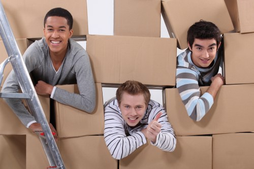 Office furniture removal and pick-up in Uxbridge business premises
