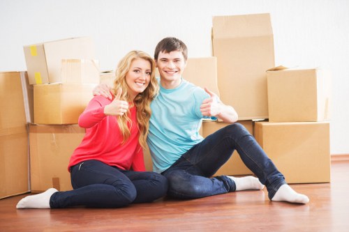 Commercial office move setup in a Uxbridge business area