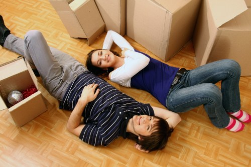 Local removals team handling furniture transport in Uxbridge