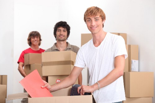House moving service handling furniture in Uxbridge property